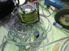HEAVY DUTY 240VOLT EXTENSION LEAD PLUS ANOTHER. SOURCED FROM COMPANY LIQUIDATION. THIS LOT IS SO