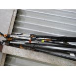 8NO FISKARS LONG TELESCOPIC POLE PRUNERS, CUSTOMER RETURNS.