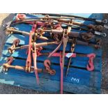 9NO USED RATCHET LOAD BINDERS / CHAIN TIGHTENERS.