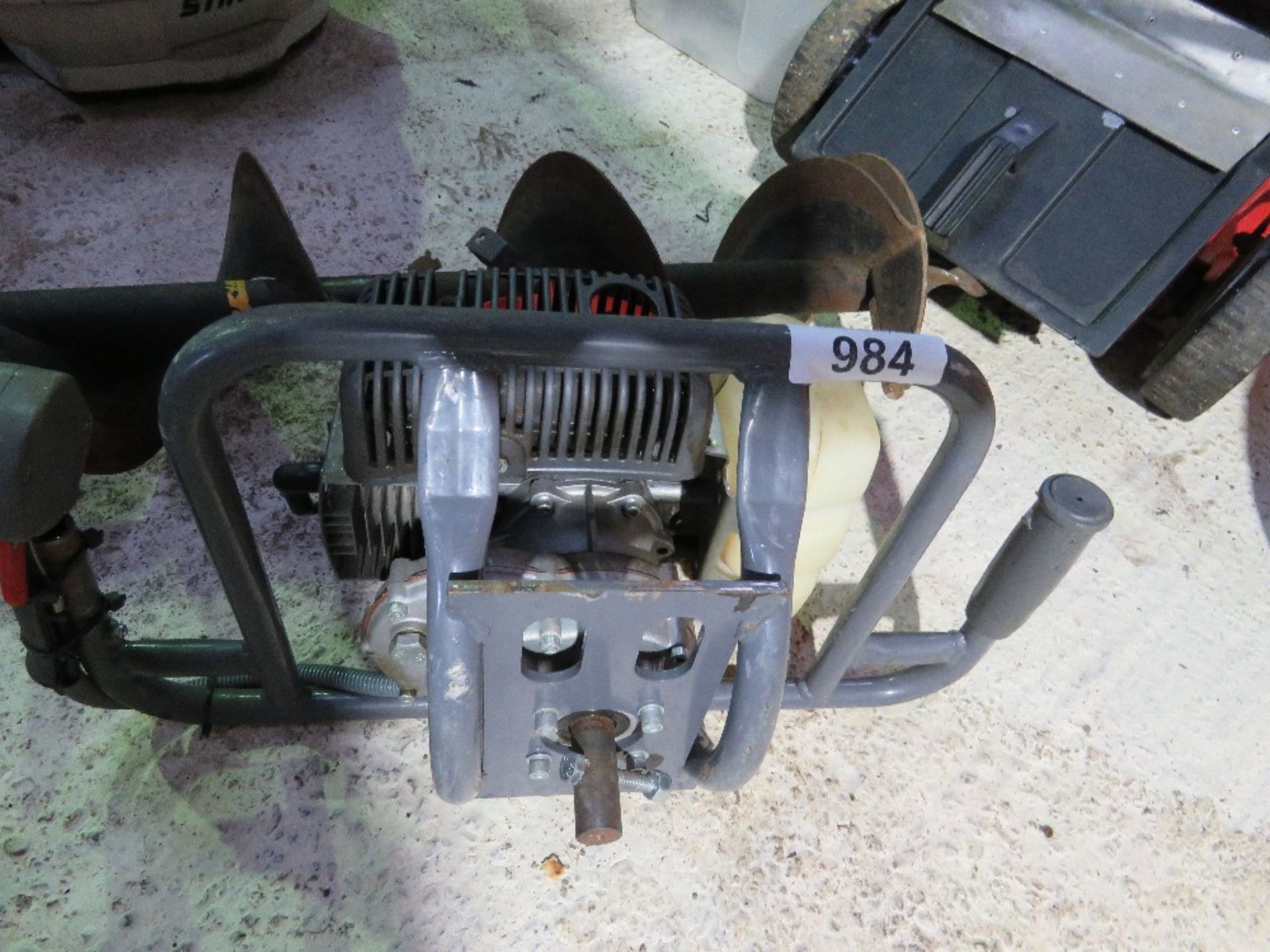 EFCO PETROL ENGINED POST HOLE BORER WITH 8" AUGER BIT. - Image 4 of 4