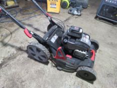 PARKSIDE PETROL ENGINED MOWER WITH BATTERY POWERED STARTER. THIS LOT IS SOLD UNDER THE AUCTIONEER