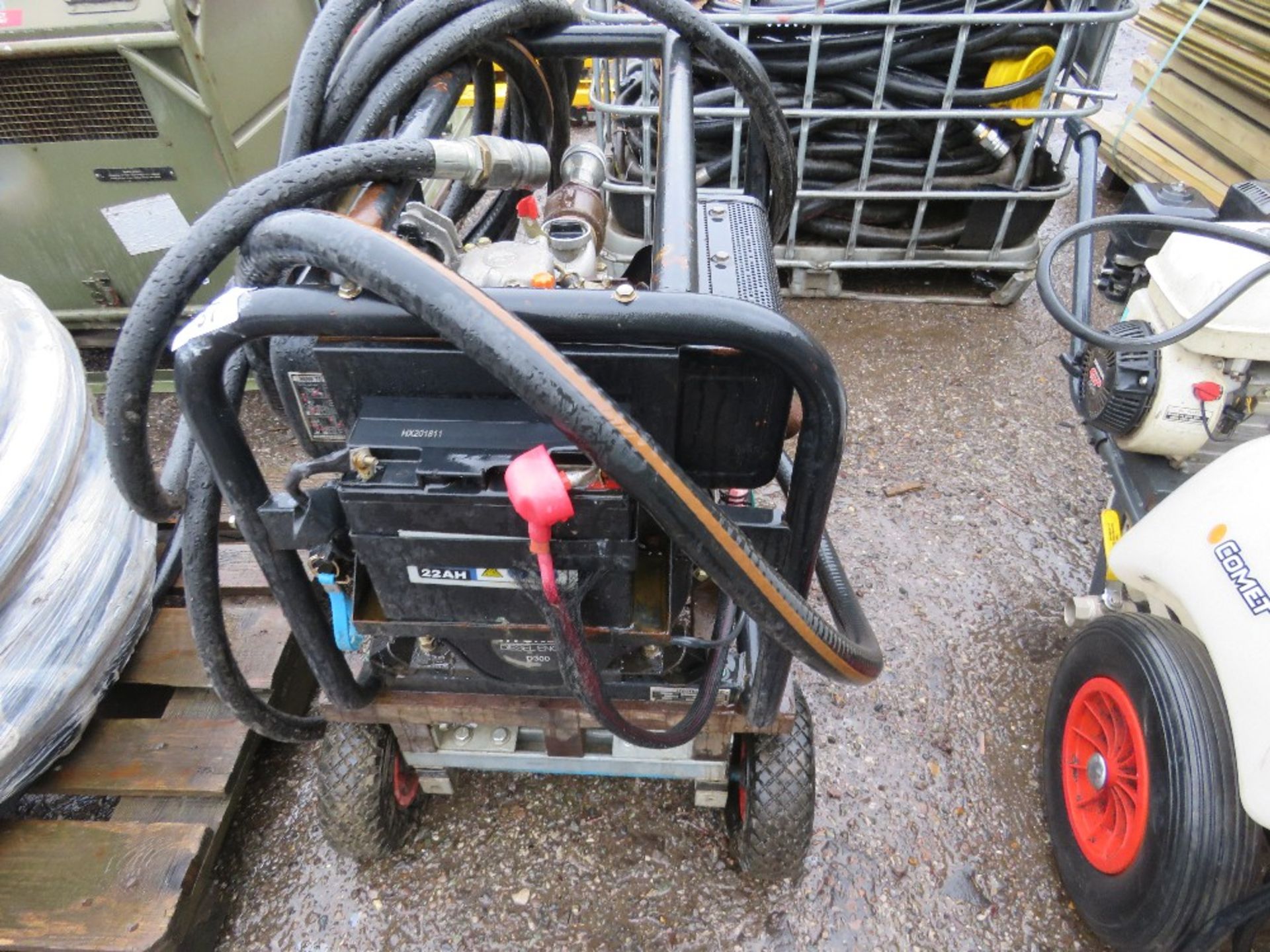 DIESEL ENGINED FUEL TRANSFER PUMP WITH HOSE. SOURCED FROM COMPANY LIQUIDATION. THIS LOT IS SOLD - Image 3 of 6