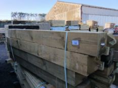 17NO LARGE TIMBER GATE POSTS 2M-2.6M APPROX.