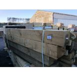 17NO LARGE TIMBER GATE POSTS 2M-2.6M APPROX.