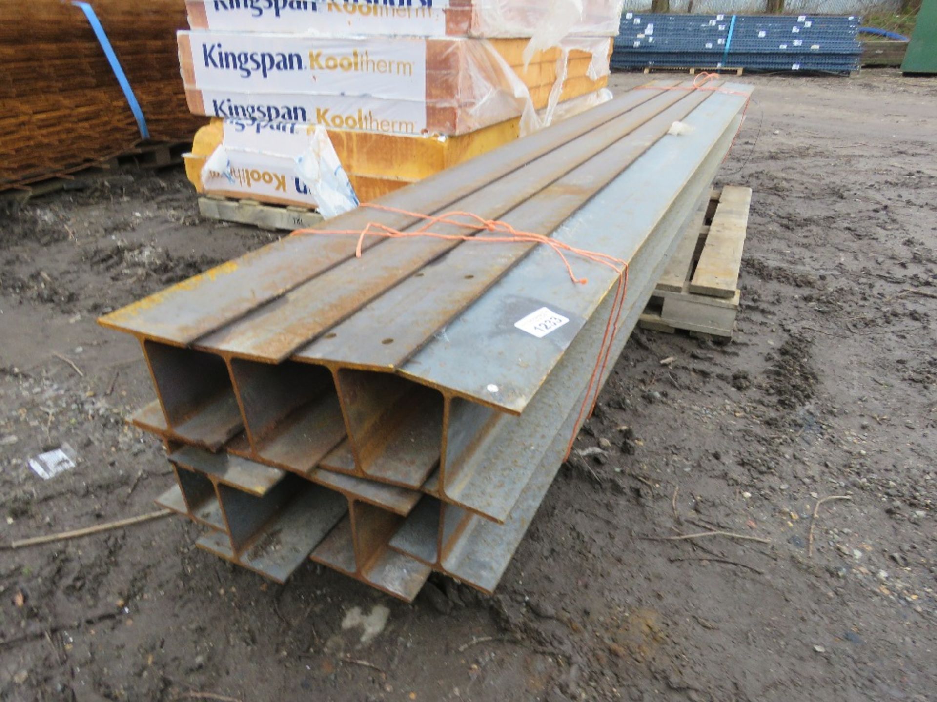 8NO HEAVY DUTY RSJ STEELS 150MM X 150MM PROFILE @ 3.3M LENGTH APPROX. SOURCED FROM LOCAL DEPOT CLOS - Image 3 of 3