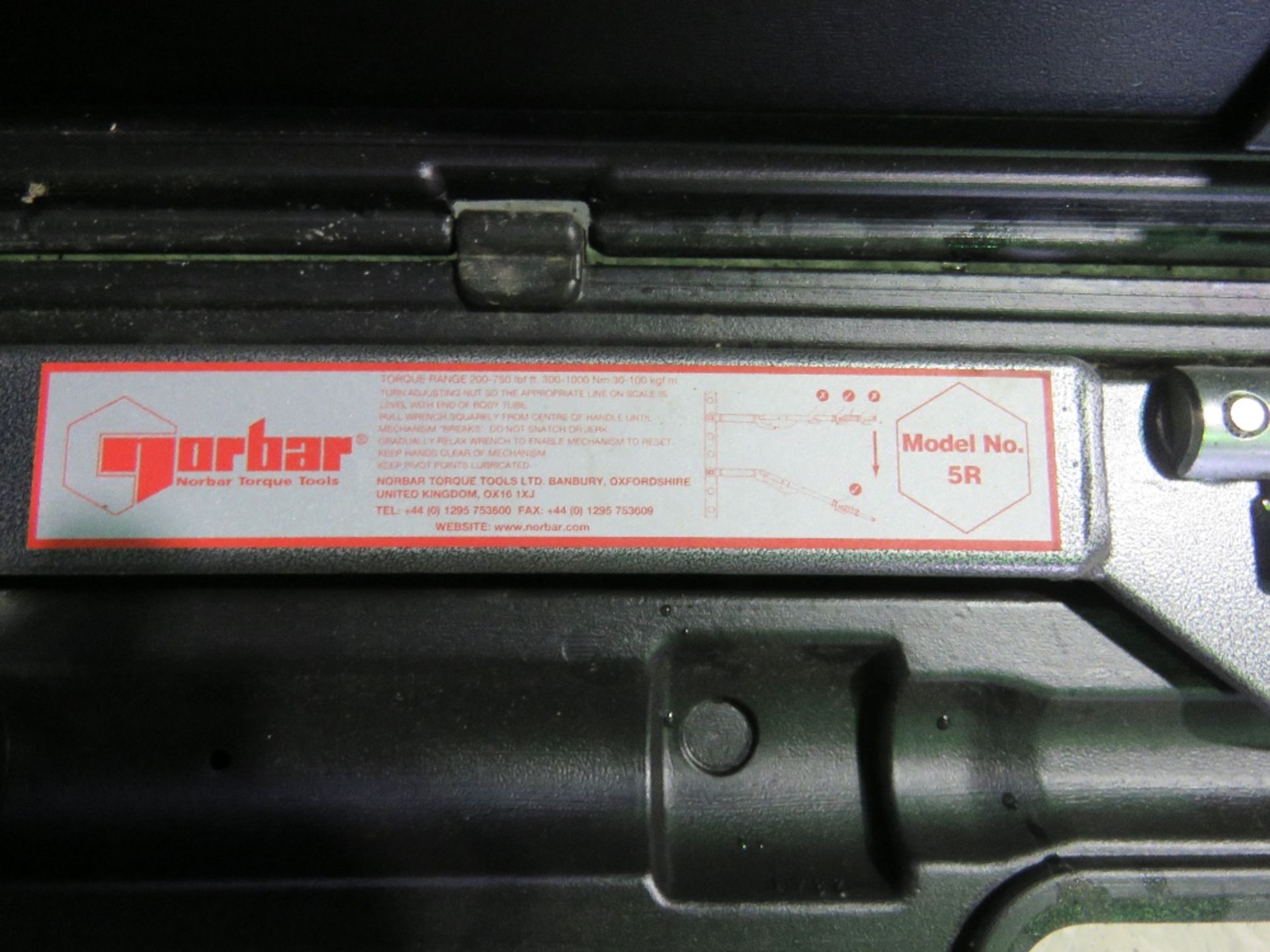 NORBAR 5R TORQUE WRENCH IN A CASE. 5FT LENGTH APPROX. SOURCED FROM COMPANY LIQUIDATION. THIS LOT - Image 4 of 4
