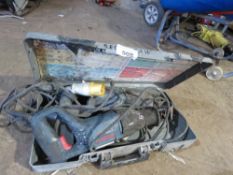 2 X RECIPROCATING SAWS, 110VOLT. THIS LOT IS SOLD UNDER THE AUCTIONEERS MARGIN SCHEME, THEREFORE