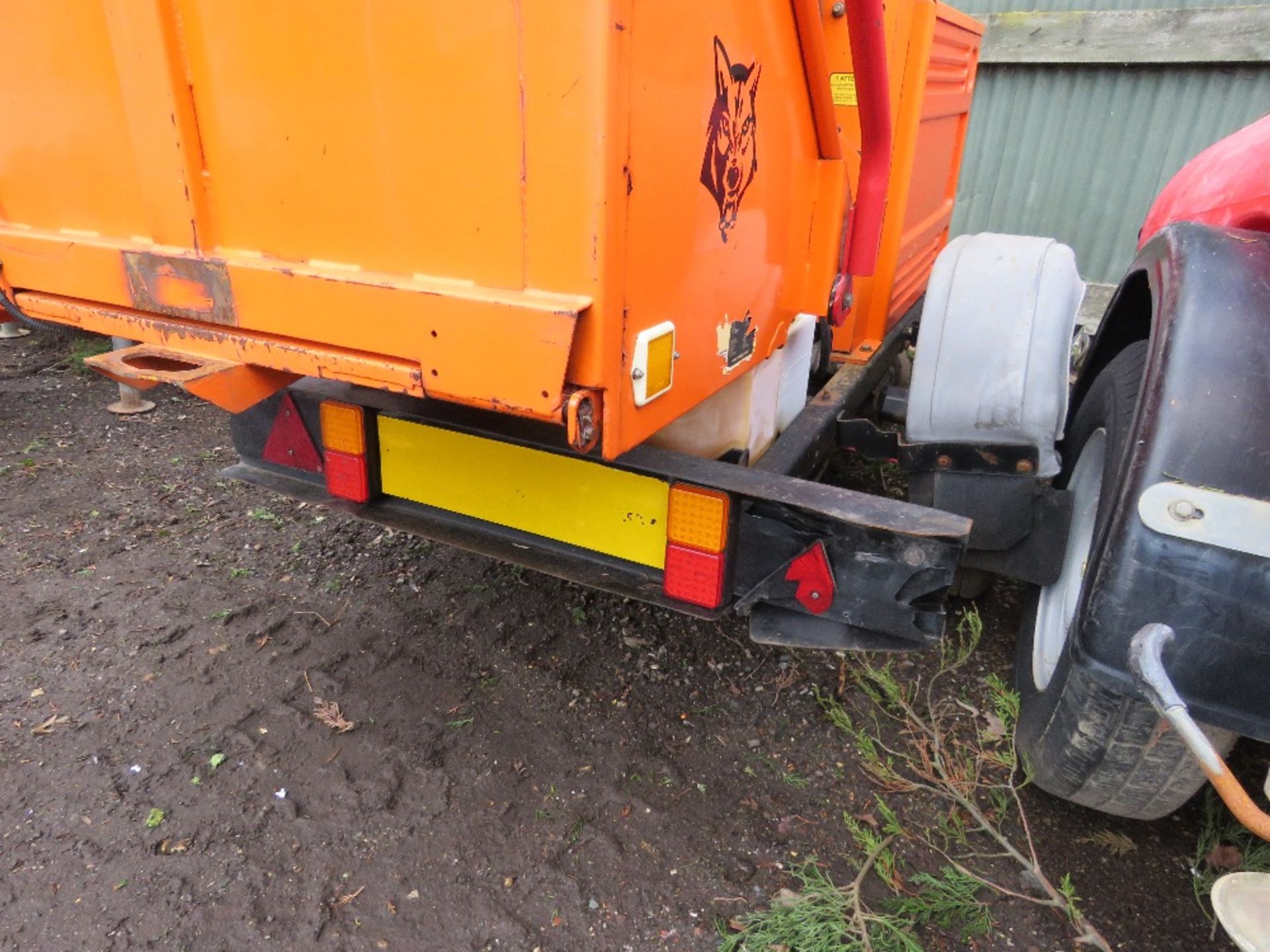 TIMBERWOLF TW150DHB TOWED CHIPPER UNIT WITH KUBOTA DIESEL ENGINE. 990 RECORDED HOURS APPROX. WITH KE - Image 8 of 12