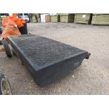 LARGE SIZED RUBBER CURB RAMP 1.83M X 0.75M APPROX.