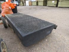 LARGE SIZED RUBBER CURB RAMP 1.83M X 0.75M APPROX.