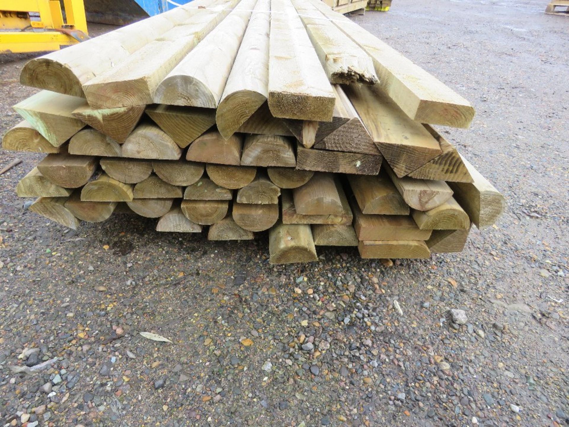 POSTS AND TIMBERS, MAINLY 12FT LENGTH APPROX. - Image 2 of 4