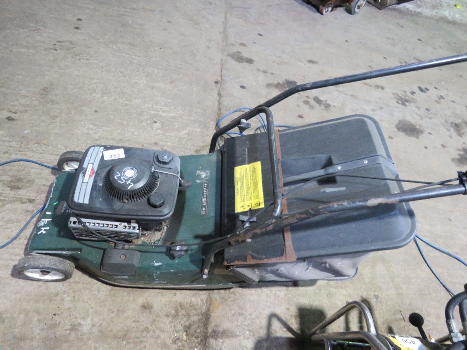 HAYTER HARRIER ROLLER MOWER WITH COLLECTOR. THIS LOT IS SOLD UNDER THE AUCTIONEERS MARGIN SCHEME, - Image 2 of 3