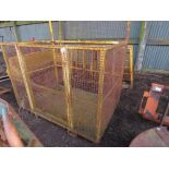 LARGE FORKLIFT MAN CAGE BASKET.