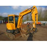 HYUNDAI ROBEX 27Z-9 RUBBER TRACKED EXCAVATOR YEAR 2015 BUILD. 2573 REC HOURS. 4NO BUCKETS WITH A MAN