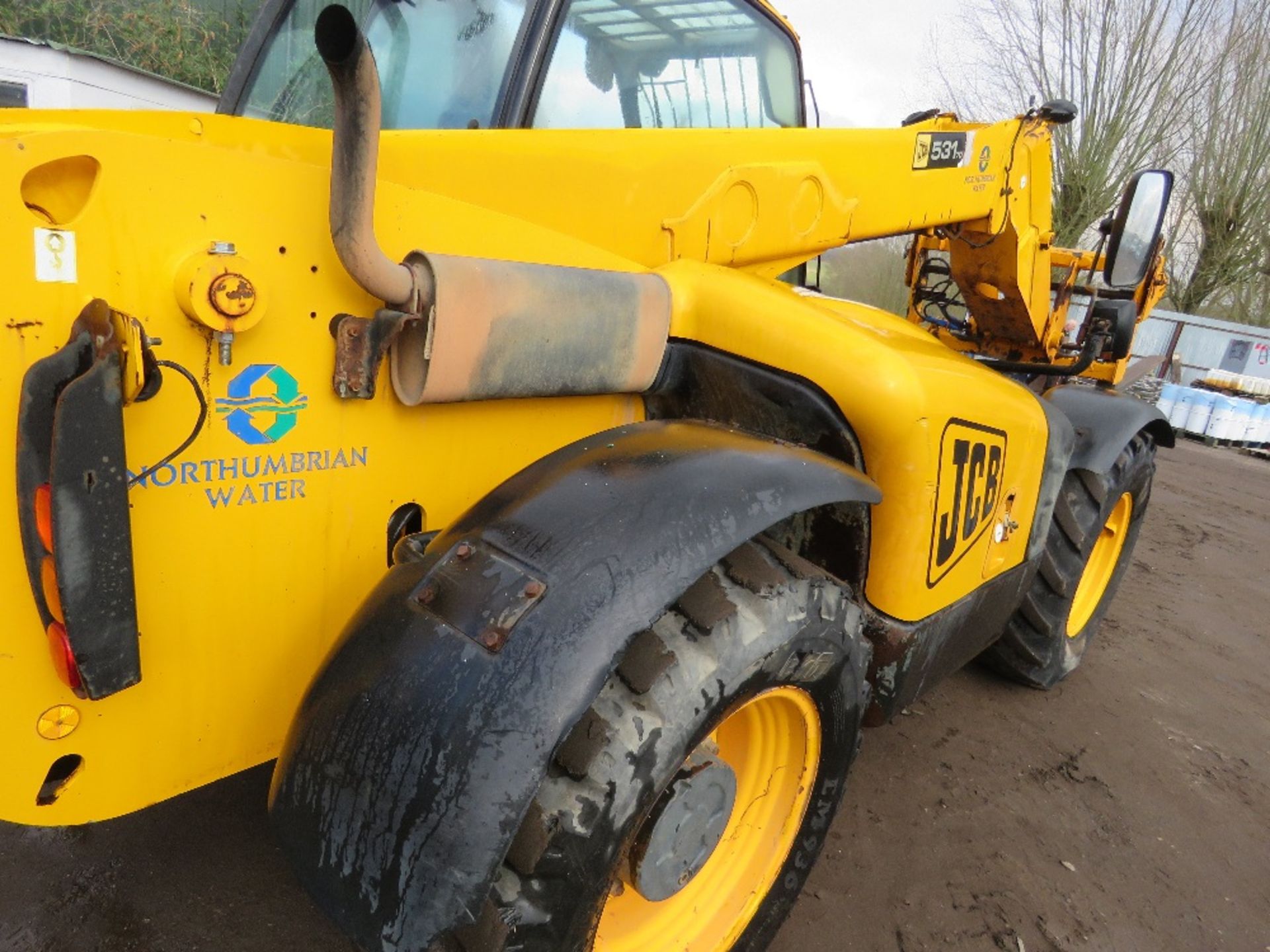 JCB 531-70 TELEHANDLER YEAR 20O7 BUILD, TURBO ENGINE. REG:NK07 HTA WITH V5. ONE PREVIOUS REC KEEPER - Bild 8 aus 17