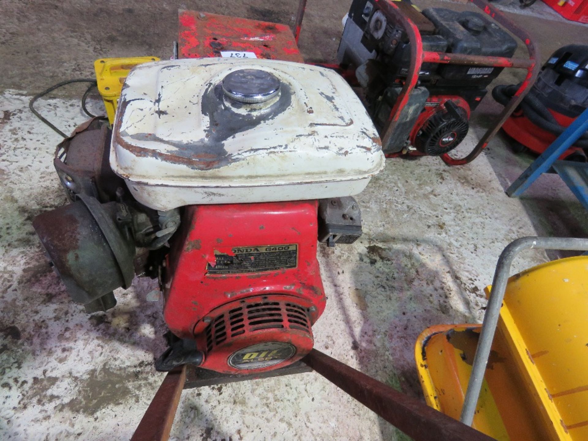 HONDA WHEELED OLD TYPE PETROL ENGINED GENERATOR....SOURCED FROM DEPOT CLOSURE. - Image 5 of 5