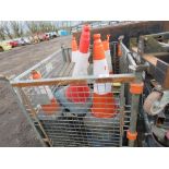 STILLAGE OF ROAD CONES. SOURCED FROM COMPANY LIQUIDATION.