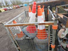 STILLAGE OF ROAD CONES. SOURCED FROM COMPANY LIQUIDATION.