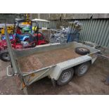 IFOR WILLIAMS GH94BT MINI DIGGER TRAILER TWIN AXLE 2.7TONNE RATED SN:SCKD00000G0687270 SURPLUS TO