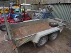 IFOR WILLIAMS GH94BT MINI DIGGER TRAILER TWIN AXLE 2.7TONNE RATED SN:SCKD00000G0687270 SURPLUS TO