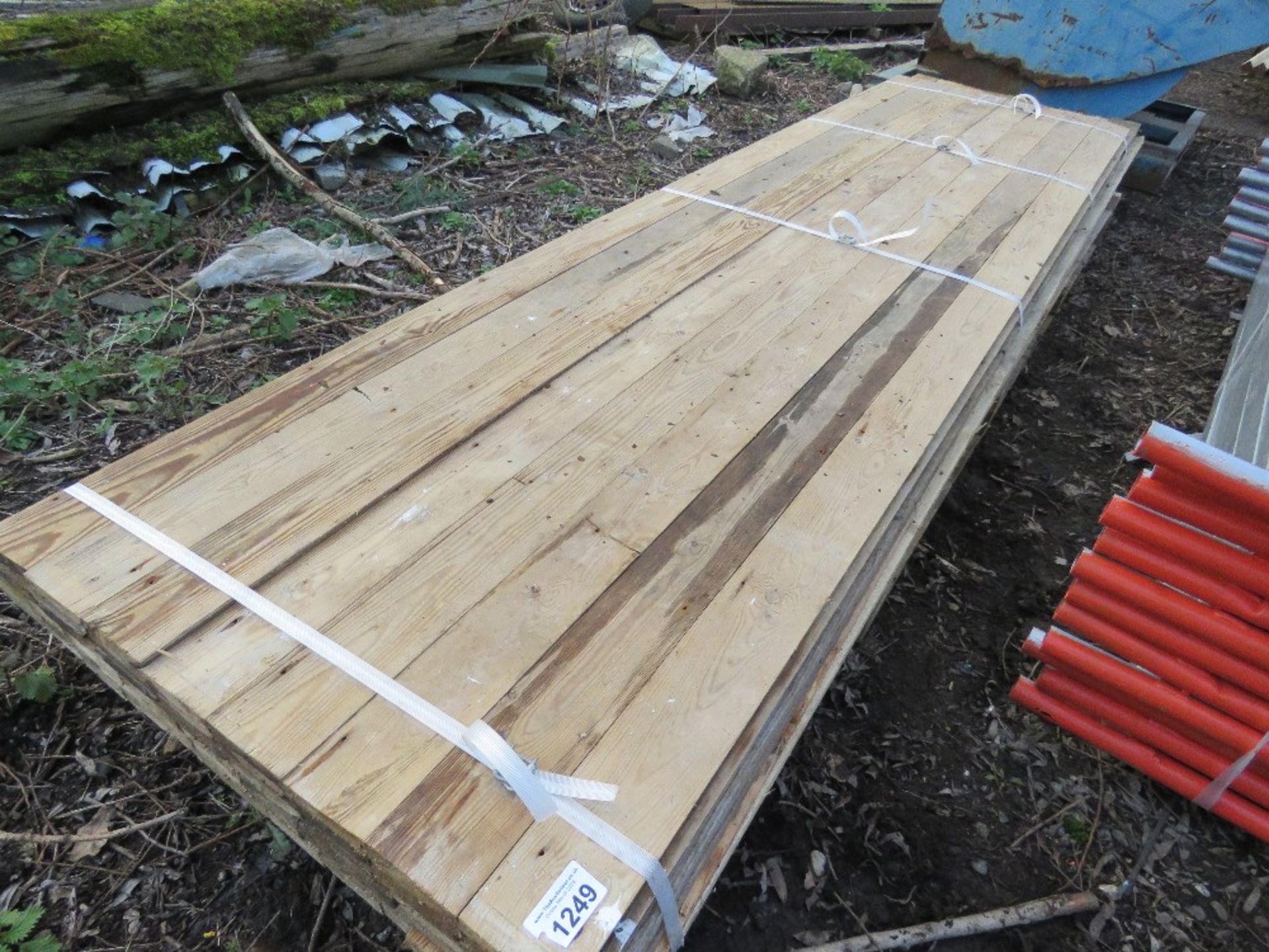 QUANTITY OF 4"TONGUE AND GROOVE BOARDS AND OTHERS 3.2-3.6M LENGTH APPROX.....THIS LOT IS SOLD UNDER