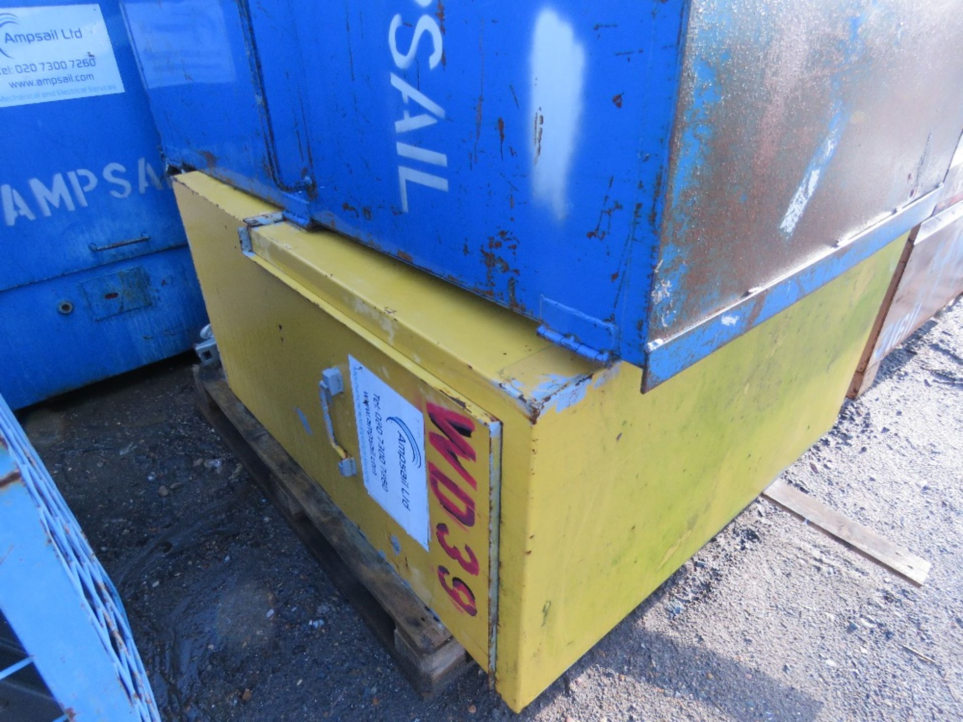 4 X METAL TOOL BOXES, NO KEYS.. SOURCED FROM COMPANY LIQUIDATION. - Image 7 of 9