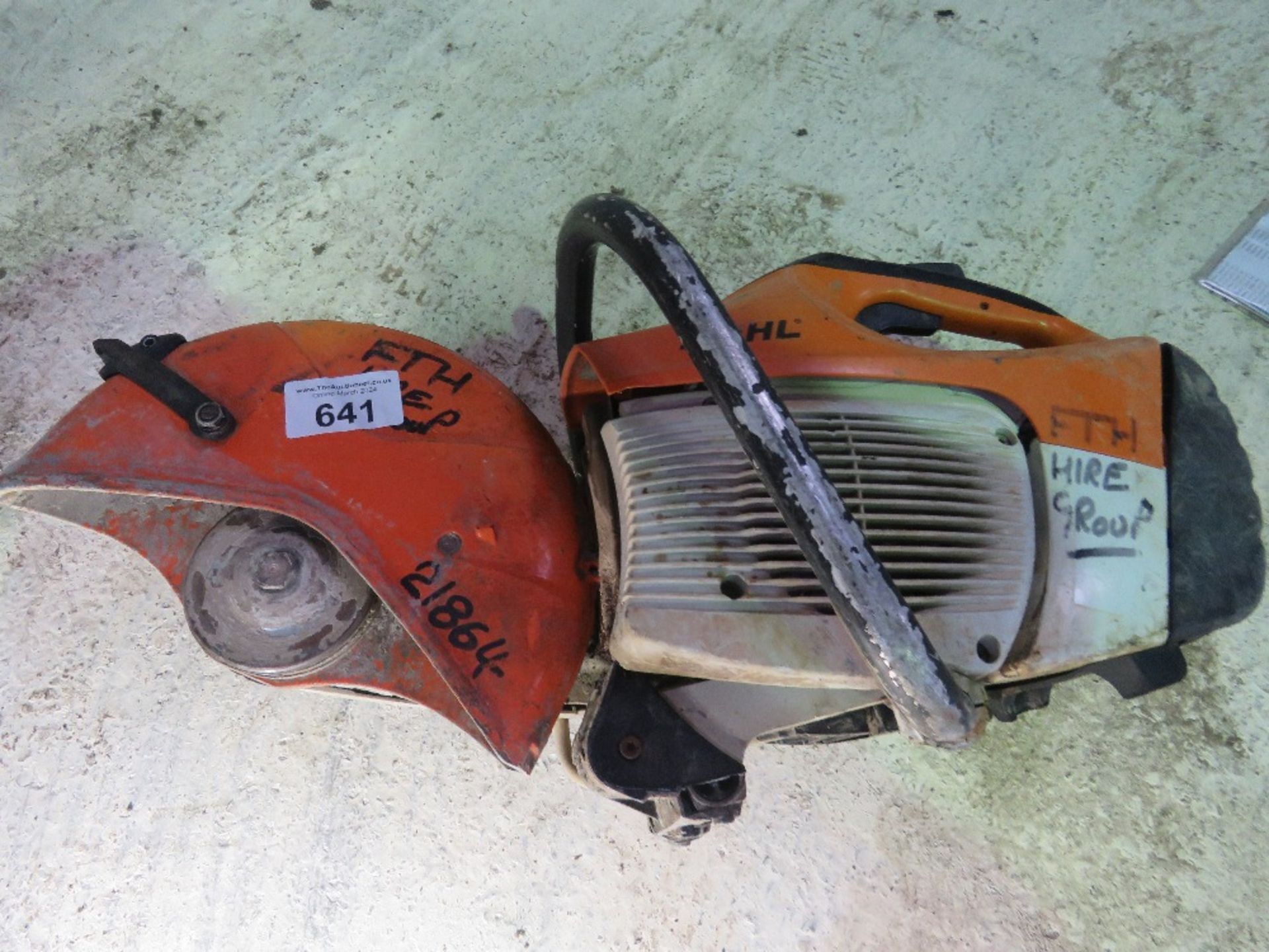 STIHL TS410 PETROL ENGINED CUT OFF SAW. - Image 2 of 3