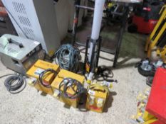 2 X TRANSFORMERS, JUNCTION BOX, LIGHT AND SUBMERSIBLE PUMP. THX7838,4331,4193,3902,8194