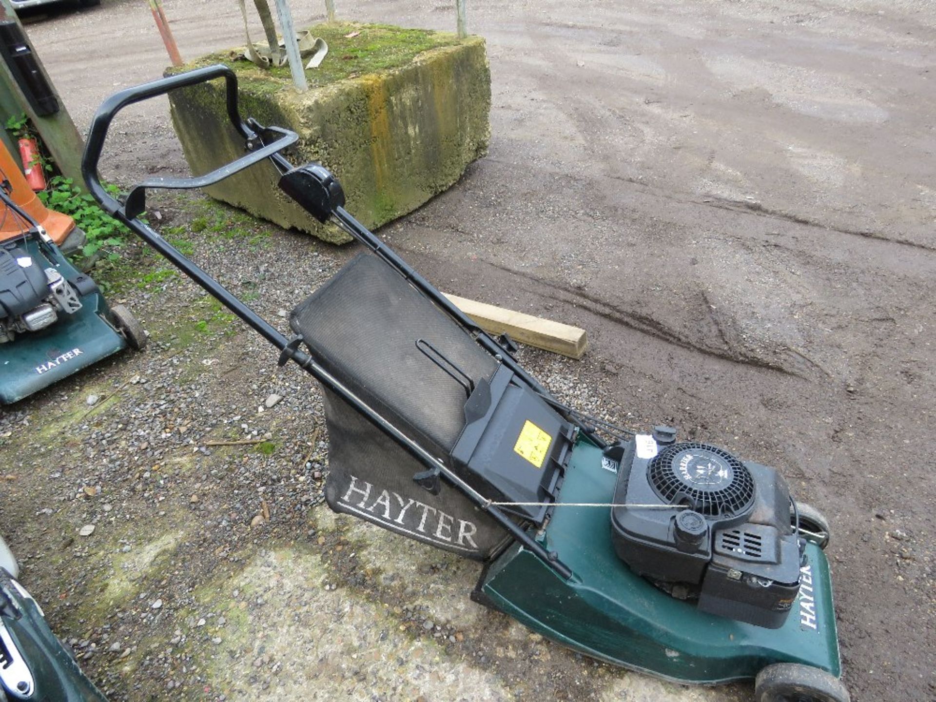 HAYTER HARRIER 41 PETROL ENGINE ROLLER MOWER, NO COLLECTOR.....THIS LOT IS SOLD UNDER THE AUCTIONEER - Image 3 of 4
