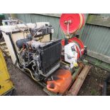 HEAVY DUTY HIGH PRESSURE JETTER / PUMP UNIT WITH LOMBARDINI 4 CYLINDER ENGINE.. when tested was seen