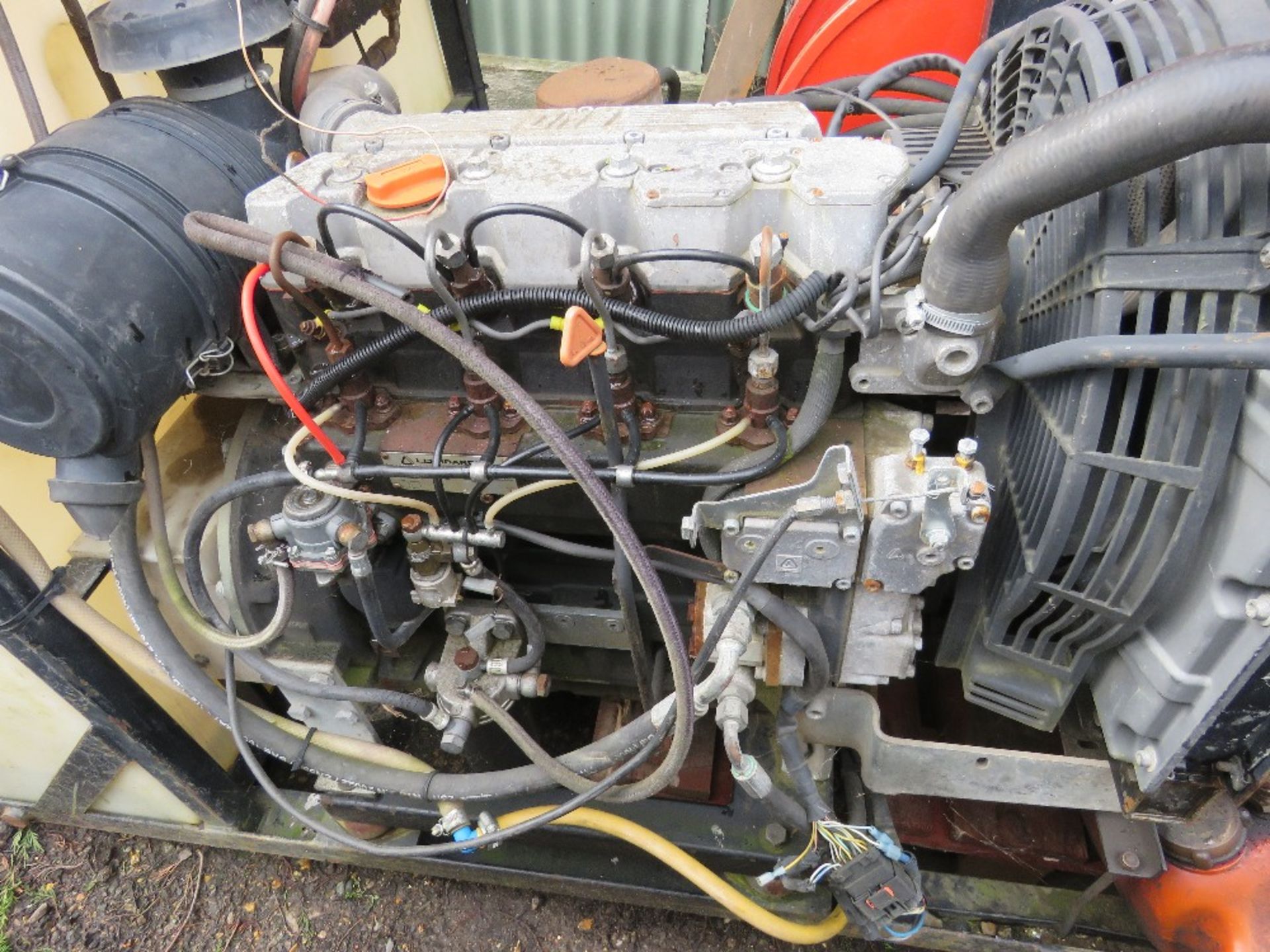 HEAVY DUTY HIGH PRESSURE JETTER / PUMP UNIT WITH LOMBARDINI 4 CYLINDER ENGINE.. when tested was seen - Image 2 of 8