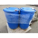 2NO EMPTY PLASTIC DRUMS.....THIS LOT IS SOLD UNDER THE AUCTIONEERS MARGIN SCHEME, THEREFORE NO VAT W