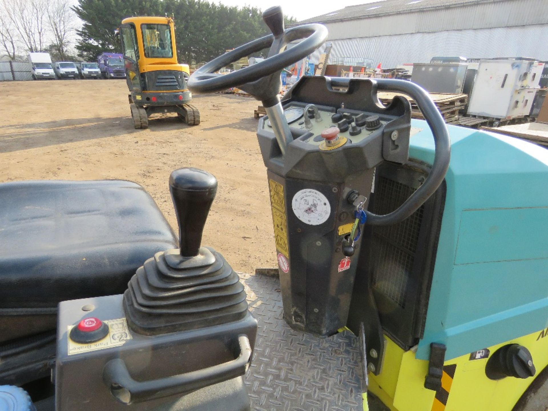 AMMANN ARX12 DOUBLE DRUM RIDE ON ROLLER YEAR 2013 BUILD. 812.3 REC HOURS. SN:TFAARX12ED0013258. DIRE - Image 9 of 13
