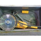 DEWALT 110VOLT ANGLE GRINDER IN A CASE. THIS LOT IS SOLD UNDER THE AUCTIONEERS MARGIN SCHEME, THE