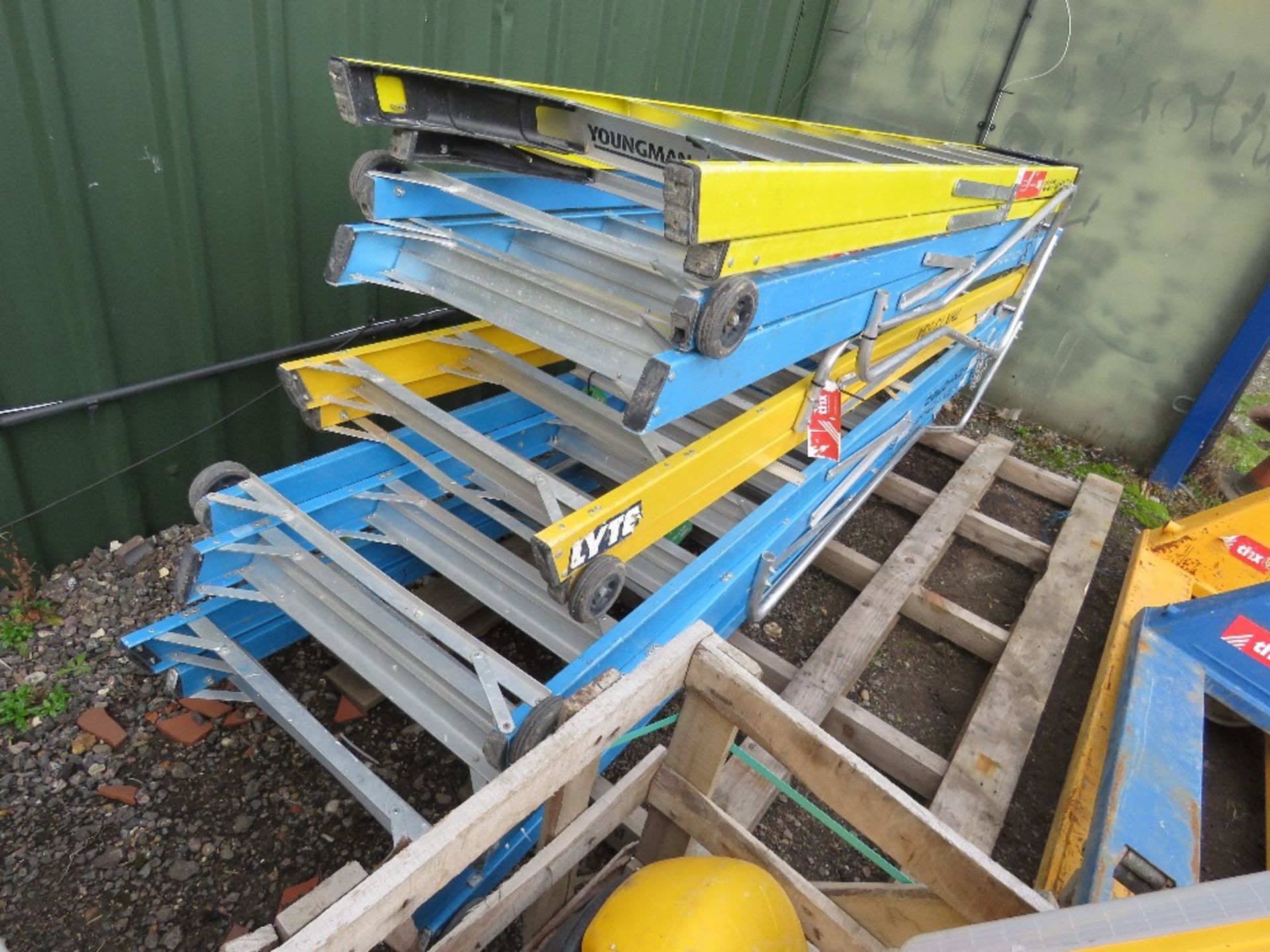 5NO SETS OF GRP STEP LADDERS THX10349,10350,13634,9343,13699. - Image 2 of 6