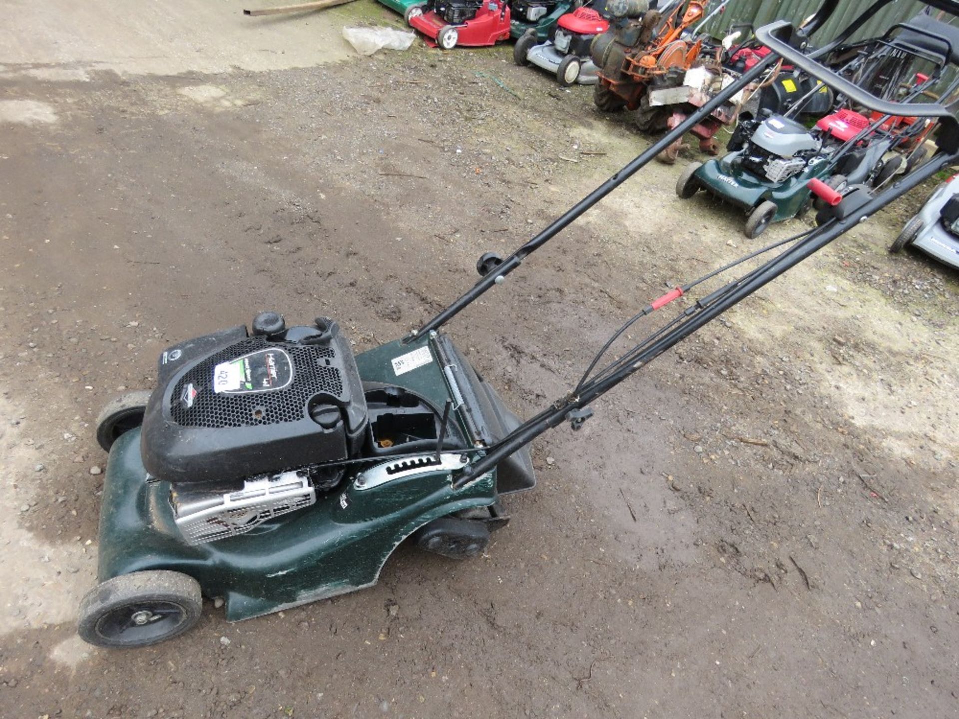 HAYTER HARRIER 41 PETROL ENGINE ROLLER MOWER, NO COLLECTOR.....THIS LOT IS SOLD UNDER THE AUCTIONEER - Image 2 of 4