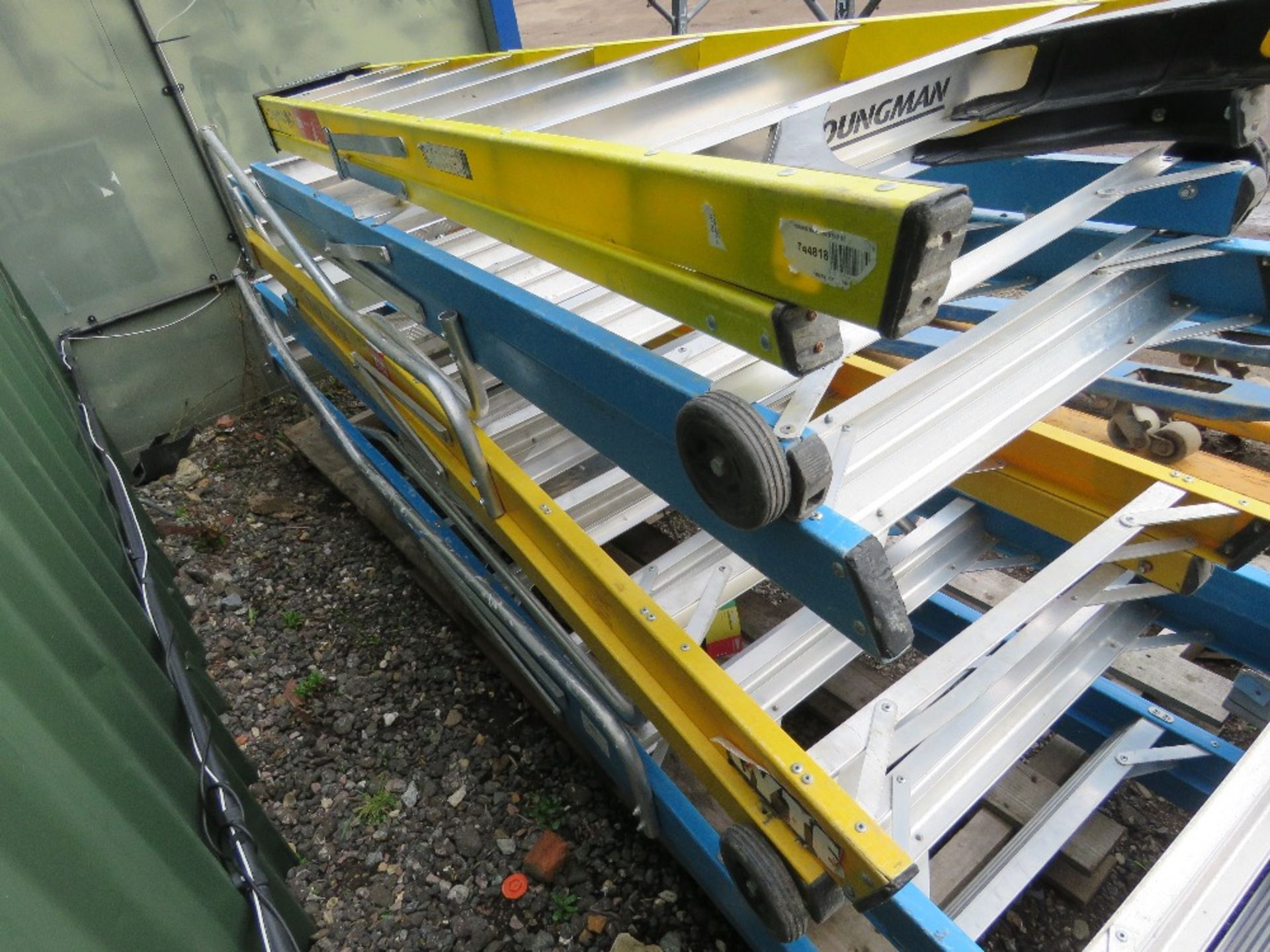 5NO SETS OF GRP STEP LADDERS THX10349,10350,13634,9343,13699. - Image 6 of 6