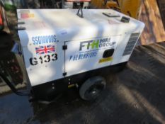 STEHILL 10KVA BARROW GENERATOR. WHEN TESTED WAS SEEN TO RUN AND SHOWED POWER ON GUAGE. KUBOTA ENGINE