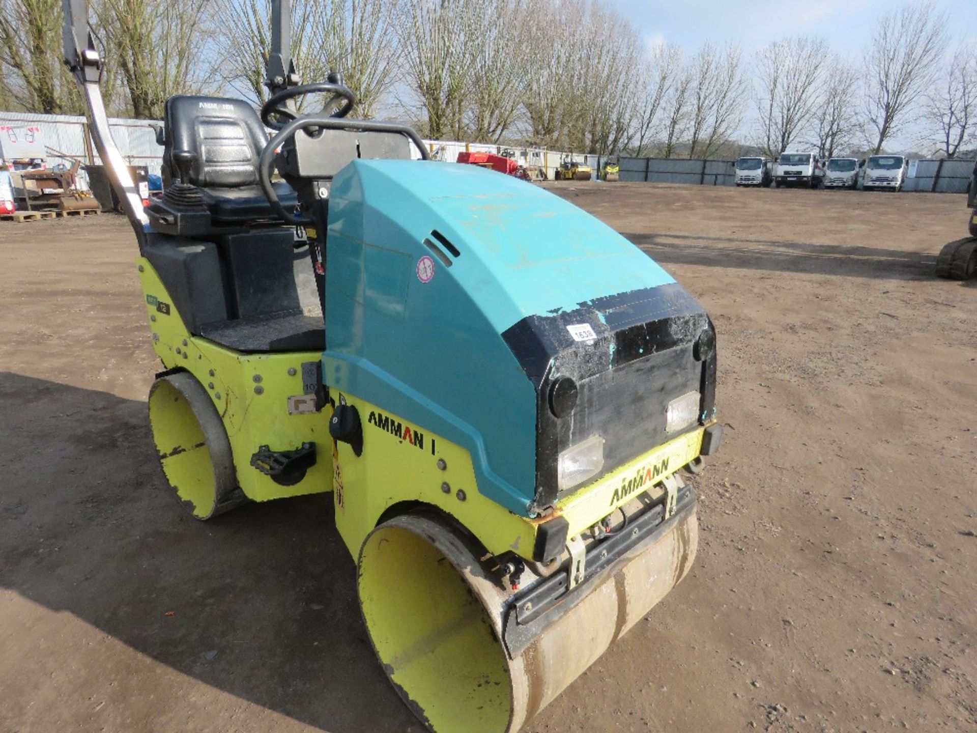 AMMANN ARX12 DOUBLE DRUM RIDE ON ROLLER YEAR 2013 BUILD. 812.3 REC HOURS. SN:TFAARX12ED0013258. DIRE - Image 7 of 13