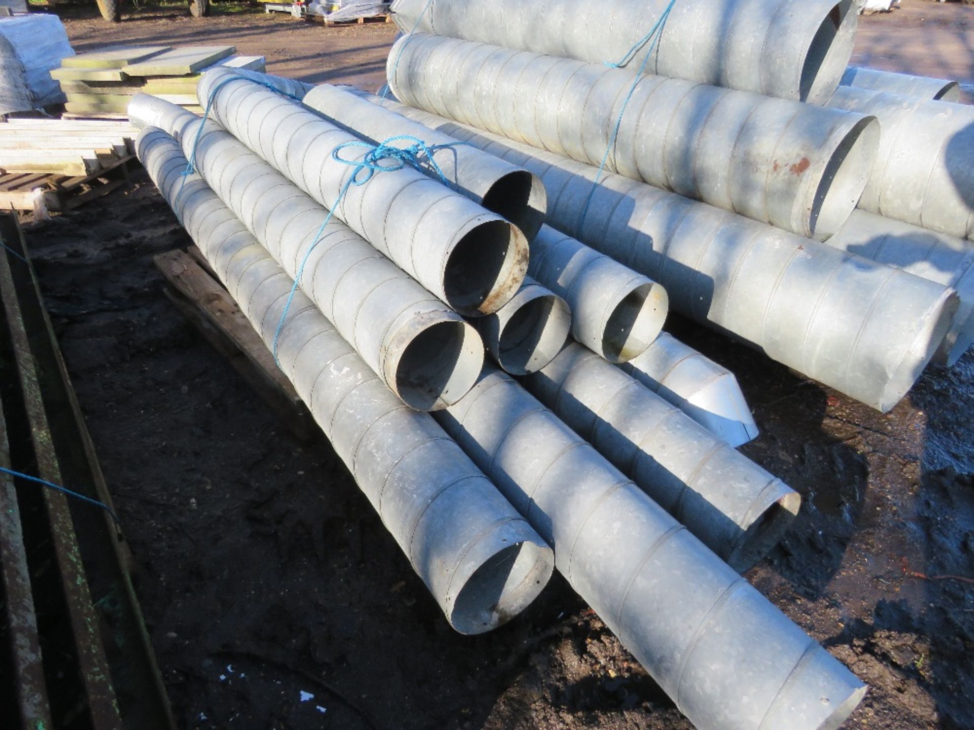 QUANTITY OF STEEL DUCTING TUBES, 8" APPROX DIAMETER. - Image 4 of 4