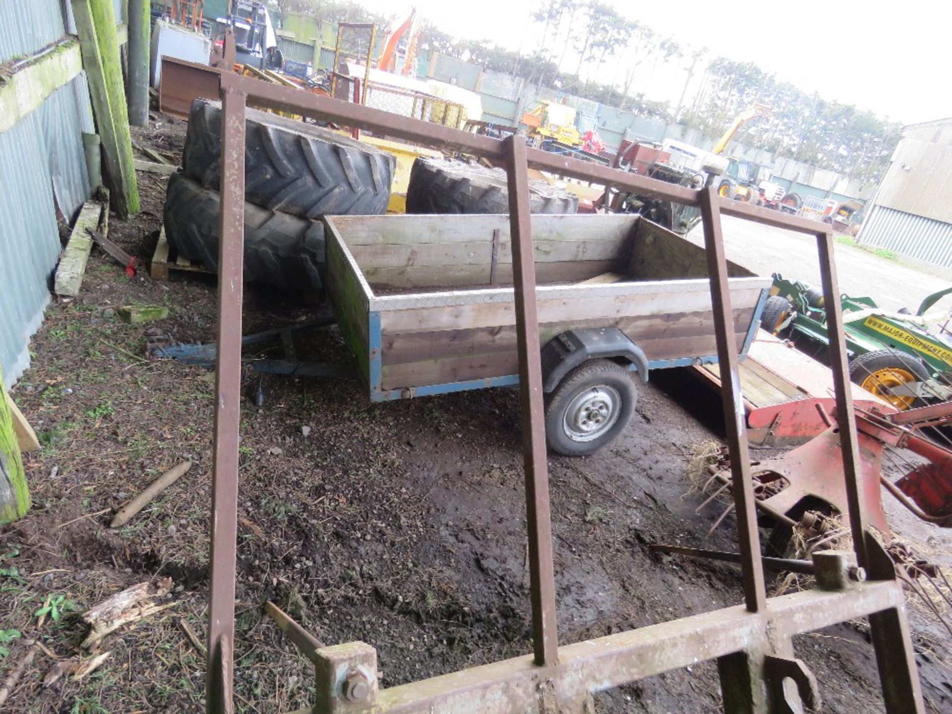 BALE MOVING TWIN SPIKED ATTACHMENT FOR TELEHANDLER. 7FT WIDTH APPROX. - Image 4 of 5