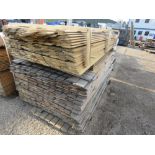 LARGE QUANTITY IN 2 PACKS OF UNTREATED SHIPLAP TIMBER BOARDS 1.83M X 100MM APPROX.