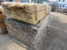 LARGE QUANTITY IN 2 PACKS OF UNTREATED SHIPLAP TIMBER BOARDS 1.83M X 100MM APPROX.