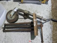 VICE HEAD PLUS A JOCKEY WHEEL. THIS LOT IS SOLD UNDER THE AUCTIONEERS MARGIN SCHEME, THEREFORE NO