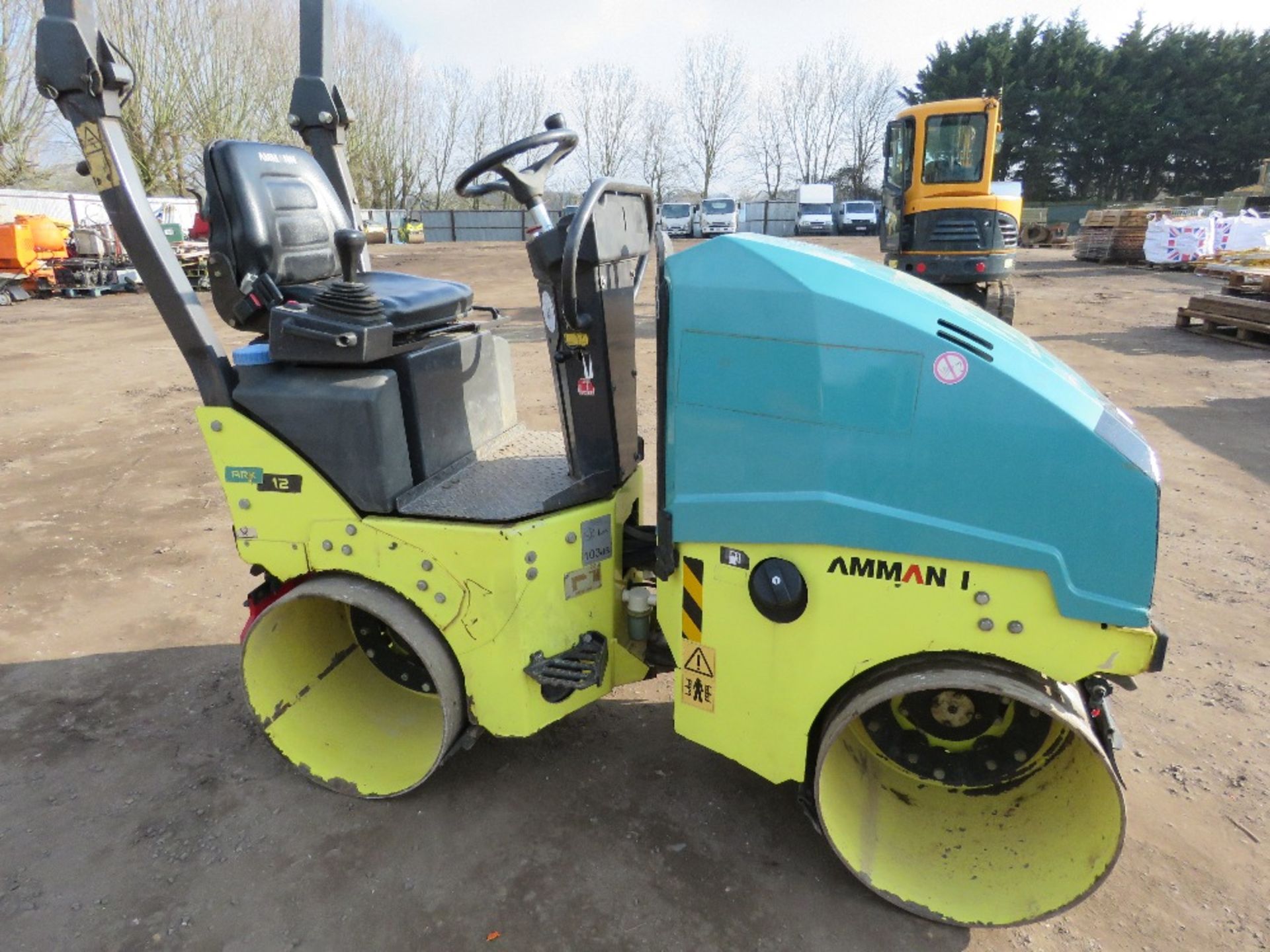 AMMANN ARX12 DOUBLE DRUM RIDE ON ROLLER YEAR 2013 BUILD. 812.3 REC HOURS. SN:TFAARX12ED0013258. DIRE - Image 6 of 13