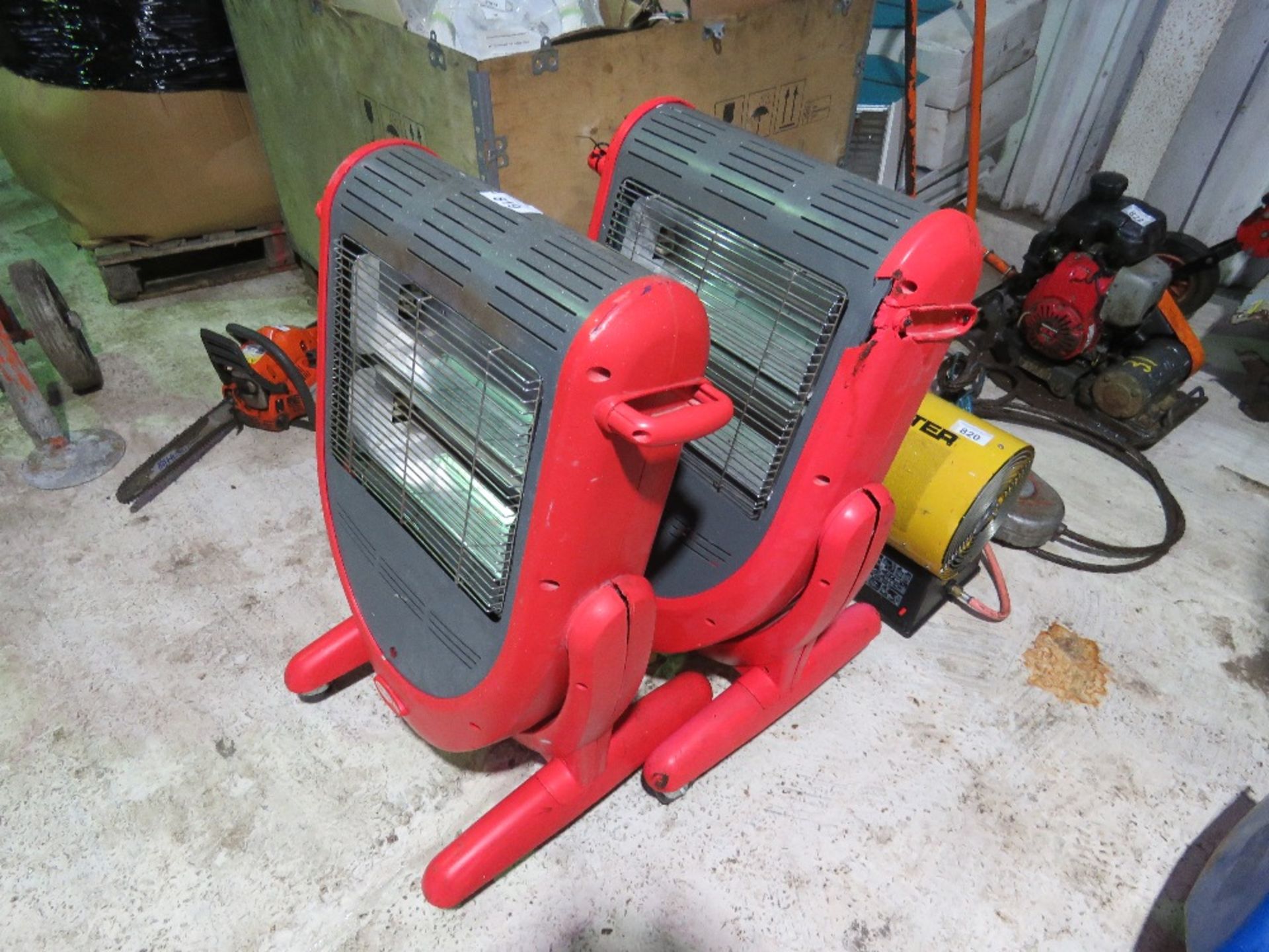 2NO 110VOLT RADIANT HEATERS.....THIS LOT IS SOLD UNDER THE AUCTIONEERS MARGIN SCHEME, THEREFORE NO V - Bild 2 aus 3