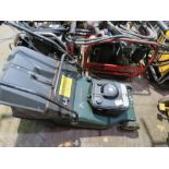 HAYTER HARRIER ROLLER MOWER WITH COLLECTOR. THIS LOT IS SOLD UNDER THE AUCTIONEERS MARGIN SCHEME,