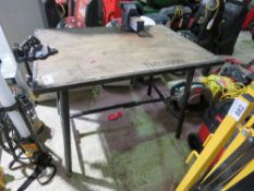 ARMORGARD PLUMBER'S WORK BENCH WITH 2NO VICES. THX8982