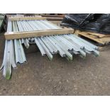 QUANTITY OF GALVANISED PALLISADE FENCING PALES 2.04M LENGTH APPROX.