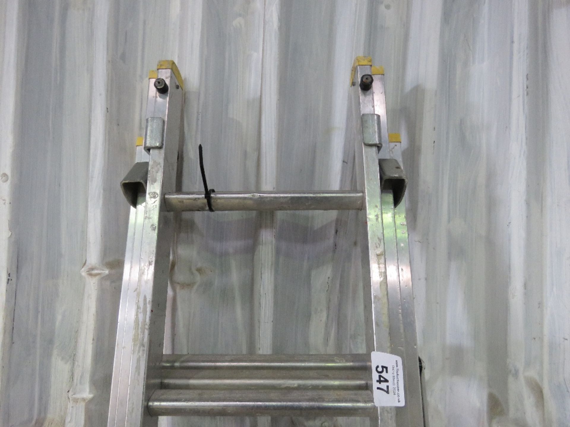 3 STAGE ALUMINIUM LADDER. THX12960 - Image 3 of 3